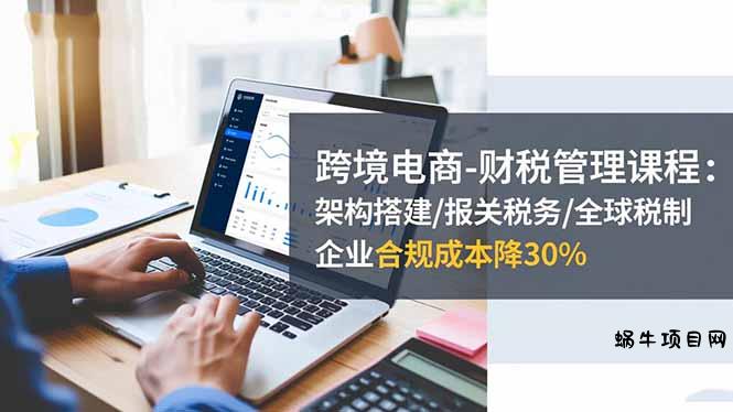 跨境电商-财税管理课程:架构搭建/报关税务/全球税制,企业合规成本降30%-蜗牛项目网