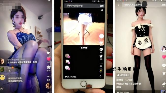 11月最新抖音快手美女起号技术，抖音素材混剪+快手搬运二创