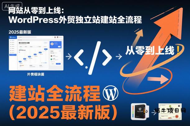 网站从零到上线:WordPress外贸独立站建站全流程(2025最新版)-蜗牛项目网
