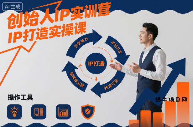 创始人IP实训营，IP打造实操课-蜗牛项目网