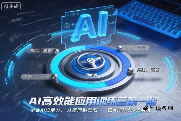 AI高效能应用训练营第一期，学会AI应用力，从提问到驾驭，做AI时代的领航者-蜗牛项目网