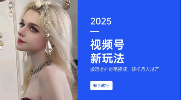 搬运老外奇葩视频，撸视频号分成计划收益，每天只需一小时，新手小白轻松月入过W-蜗牛项目网