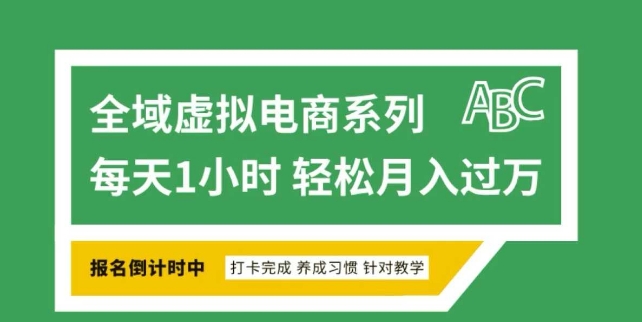 全域虚拟电商变现系列，通过平台出售虚拟电商产品从而获利-蜗牛项目网